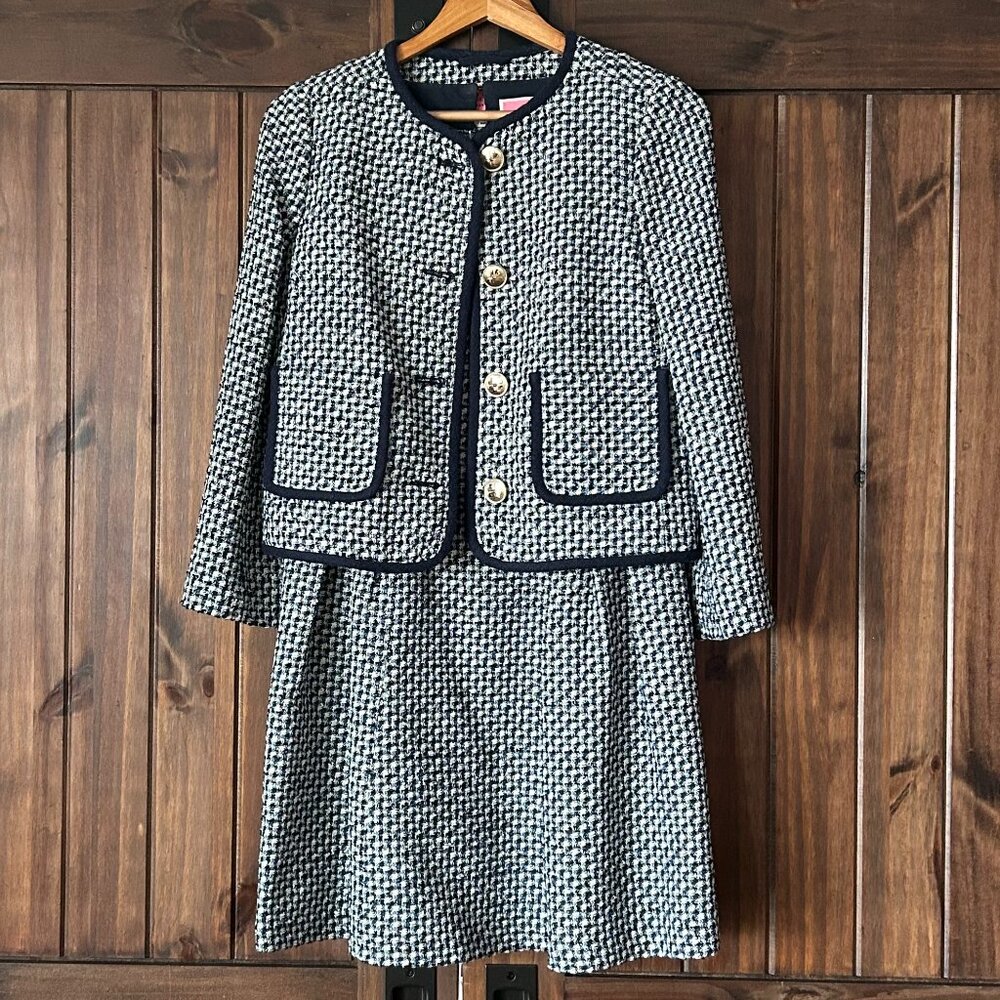 Kate Spade Nautical Tweed Dress & Jacket Set